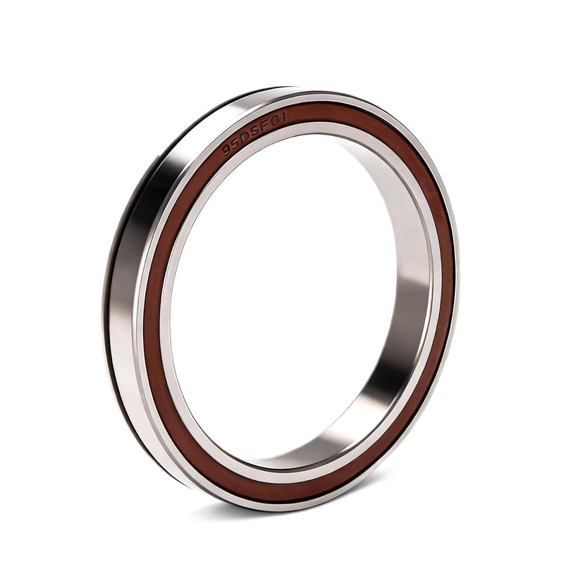 AXK 1pcs 95DSF01 Differential Bearing, 95x120x17mm Thin Section Deep Groove Ball Bearing, Double Sealed, ABEC-3 Precision for Vehicle & Industrial Use - Image 5